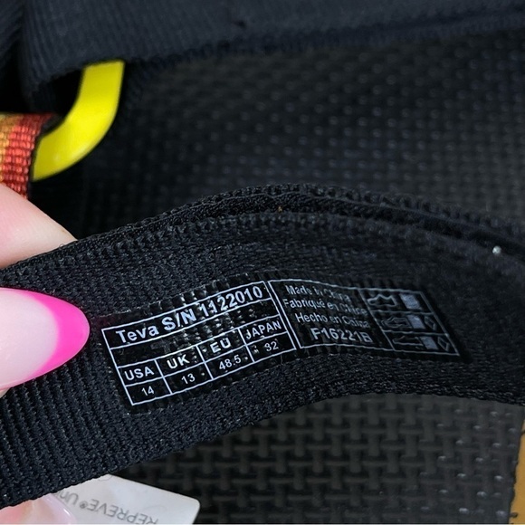 Teva Mid Universal Pride Platform Black/Rainbow‎ Sandal Size 14 Men main image 10